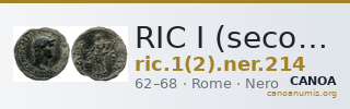 RIC I (second edition) Nero 214 — CANOA