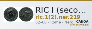 RIC I (second edition) Nero 219 — CANOA