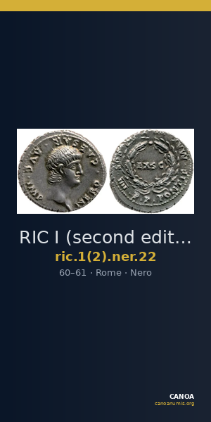RIC I (second edition) Nero 22 — CANOA