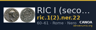 RIC I (second edition) Nero 22 — CANOA