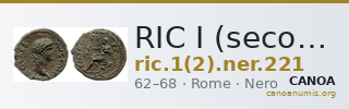 RIC I (second edition) Nero 221 — CANOA