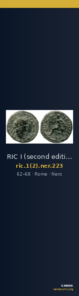 RIC I (second edition) Nero 223 — CANOA