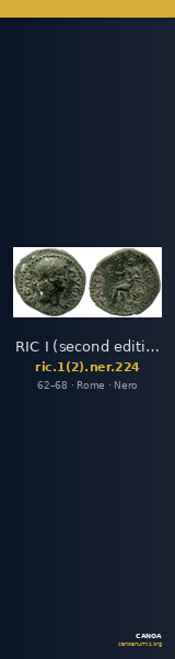 RIC I (second edition) Nero 224 — CANOA