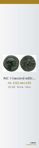 RIC I (second edition) Nero 225 — CANOA