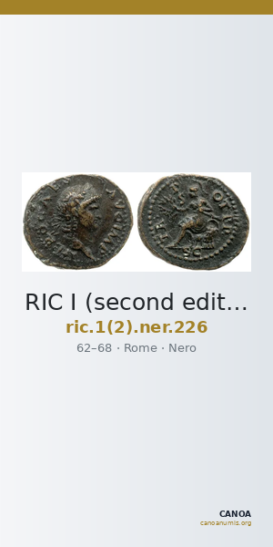 RIC I (second edition) Nero 226 — CANOA