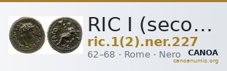 RIC I (second edition) Nero 227 — CANOA
