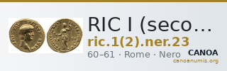 RIC I (second edition) Nero 23 — CANOA