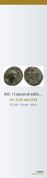 RIC I (second edition) Nero 231 — CANOA
