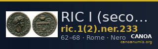 RIC I (second edition) Nero 233 — CANOA
