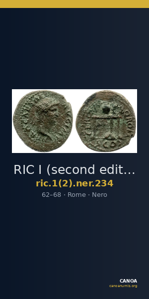 RIC I (second edition) Nero 234 — CANOA