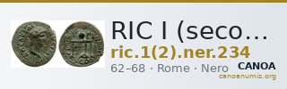 RIC I (second edition) Nero 234 — CANOA