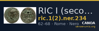 RIC I (second edition) Nero 234 — CANOA