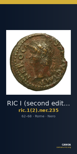 RIC I (second edition) Nero 235 — CANOA