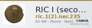 RIC I (second edition) Nero 235 — CANOA