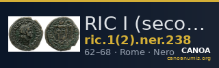 RIC I (second edition) Nero 238 — CANOA