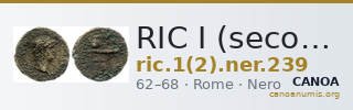 RIC I (second edition) Nero 239 — CANOA