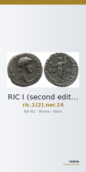 RIC I (second edition) Nero 24 — CANOA