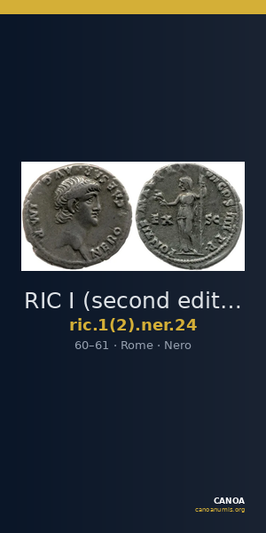 RIC I (second edition) Nero 24 — CANOA