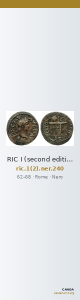 RIC I (second edition) Nero 240 — CANOA