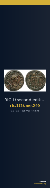 RIC I (second edition) Nero 240 — CANOA
