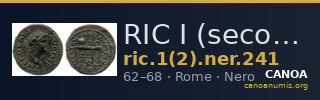 RIC I (second edition) Nero 241 — CANOA