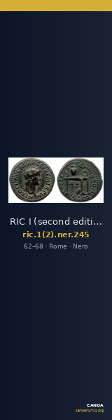 RIC I (second edition) Nero 245 — CANOA