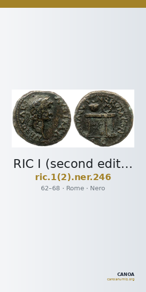 RIC I (second edition) Nero 246 — CANOA