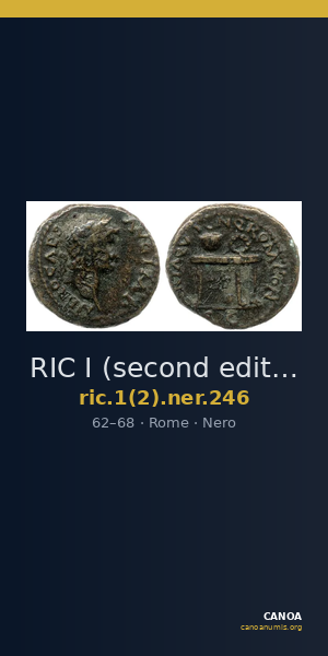 RIC I (second edition) Nero 246 — CANOA