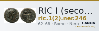 RIC I (second edition) Nero 246 — CANOA