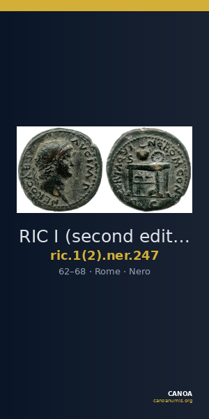 RIC I (second edition) Nero 247 — CANOA