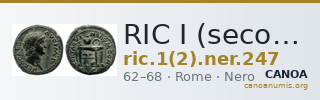 RIC I (second edition) Nero 247 — CANOA