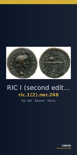 RIC I (second edition) Nero 248 — CANOA