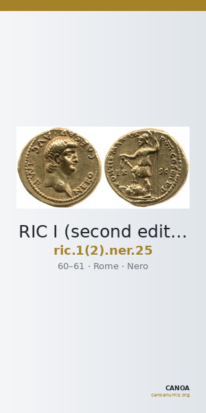 RIC I (second edition) Nero 25 — CANOA