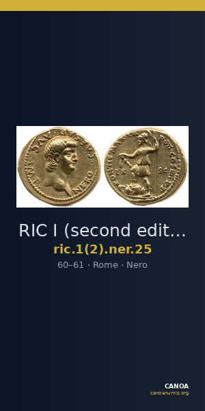 RIC I (second edition) Nero 25 — CANOA