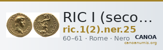 RIC I (second edition) Nero 25 — CANOA