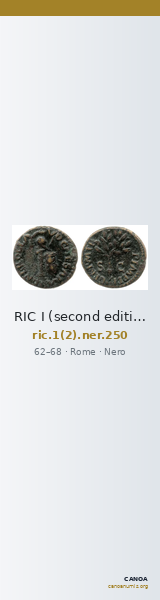 RIC I (second edition) Nero 250 — CANOA