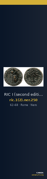 RIC I (second edition) Nero 250 — CANOA