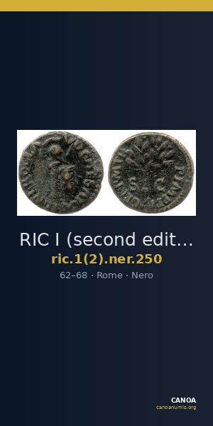 RIC I (second edition) Nero 250 — CANOA