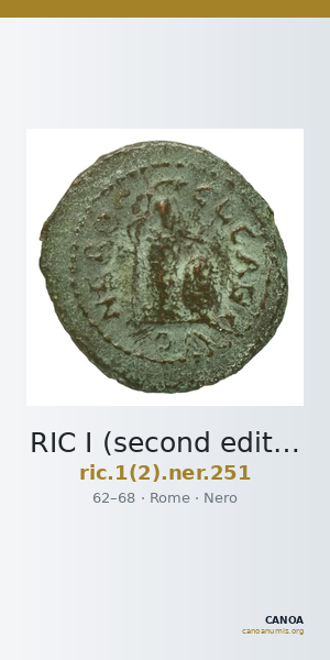 RIC I (second edition) Nero 251 — CANOA