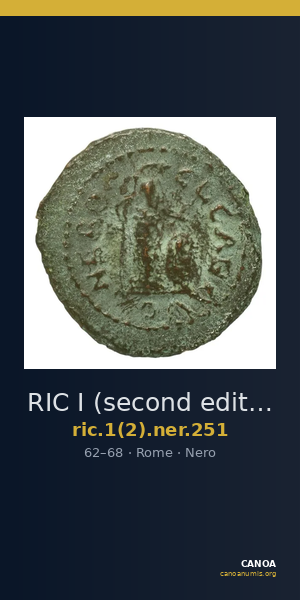 RIC I (second edition) Nero 251 — CANOA
