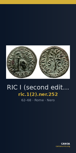 RIC I (second edition) Nero 252 — CANOA