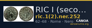 RIC I (second edition) Nero 252 — CANOA