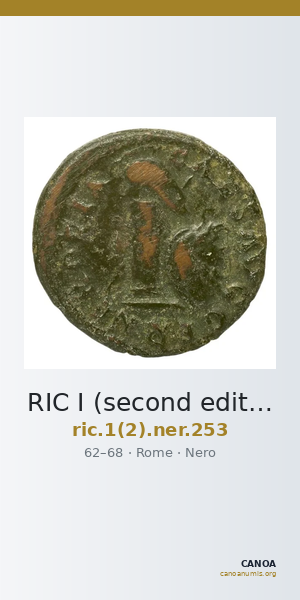 RIC I (second edition) Nero 253 — CANOA