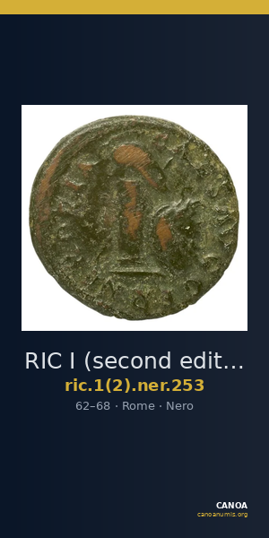 RIC I (second edition) Nero 253 — CANOA