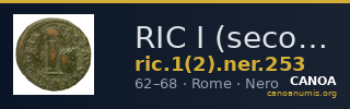 RIC I (second edition) Nero 253 — CANOA