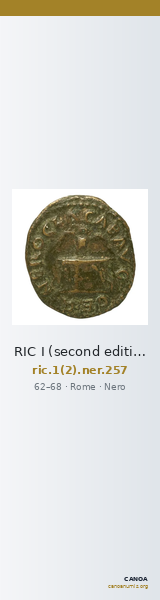 RIC I (second edition) Nero 257 — CANOA