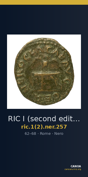 RIC I (second edition) Nero 257 — CANOA