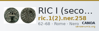RIC I (second edition) Nero 258 — CANOA