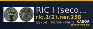 RIC I (second edition) Nero 258 — CANOA
