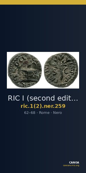 RIC I (second edition) Nero 259 — CANOA